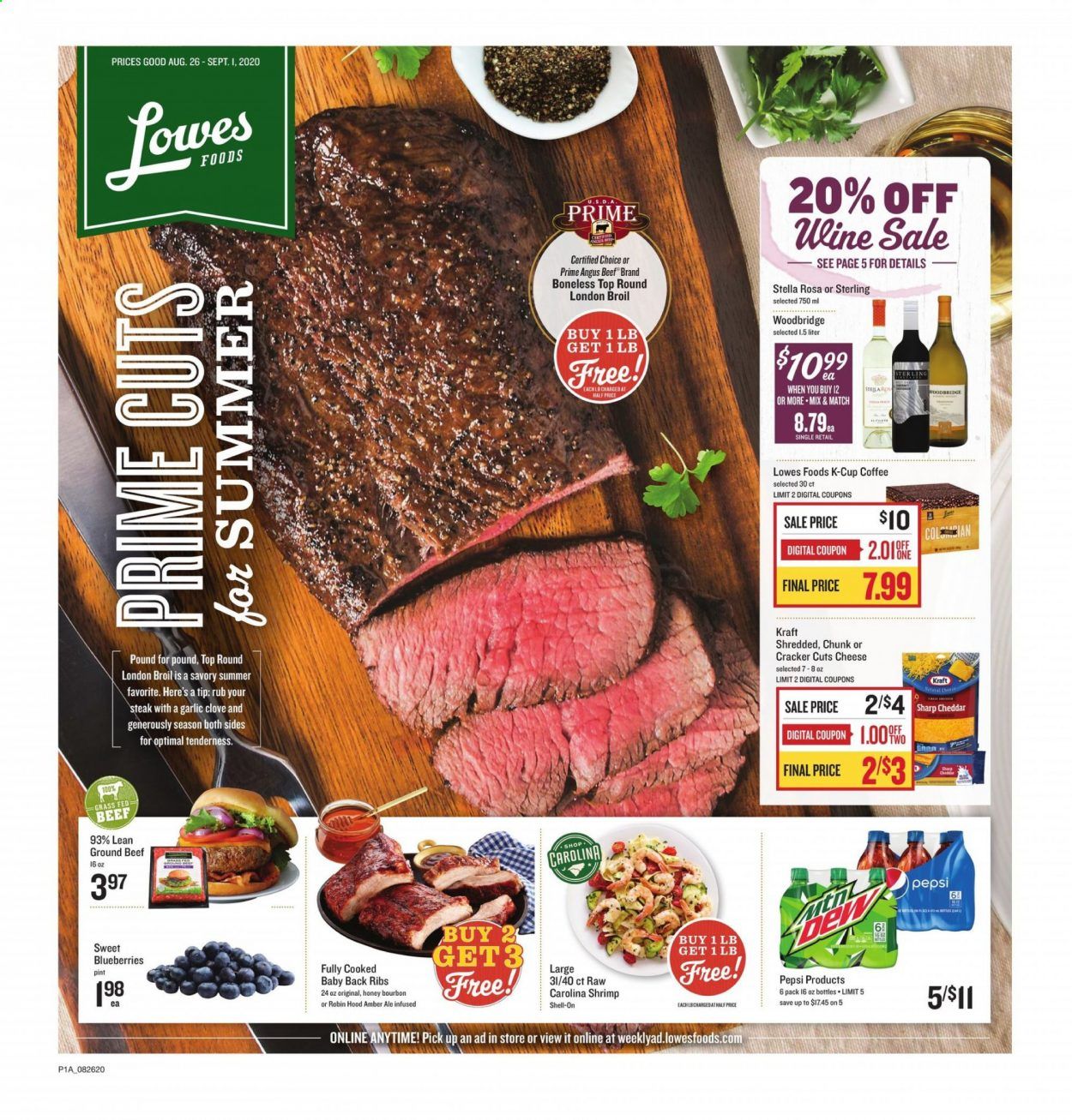 Lowes Foods Weekly Ad August 26 to September 1