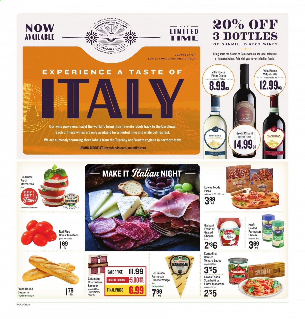 Lowes Foods Weekly Ad August 26 to September 1