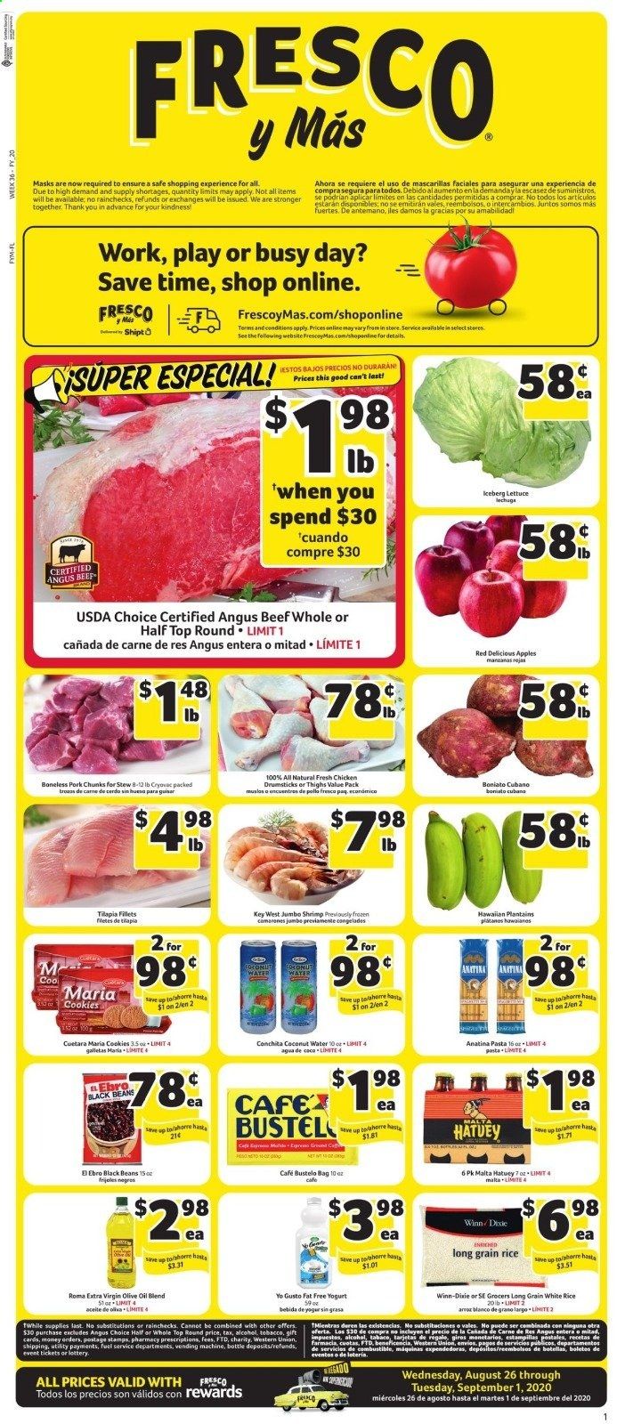 Fresco y Más Weekly Ad August 26 to September 1