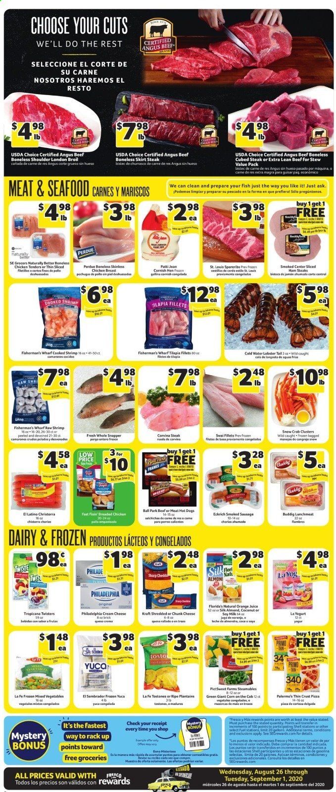 Fresco y Más Weekly Ad August 26 to September 1