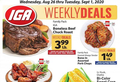 IGA Weekly Ad August 26 to September 1