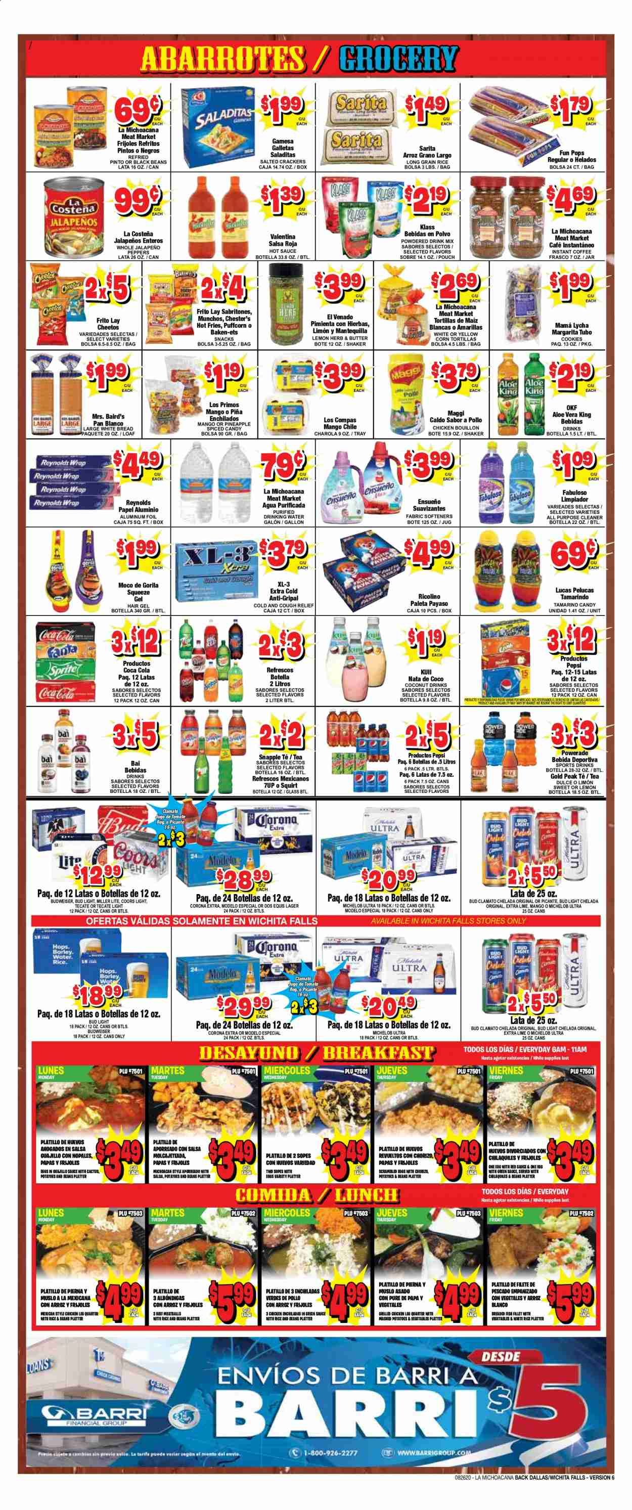 La Michoacana Meat Market Weekly Ad August 26 to September 8