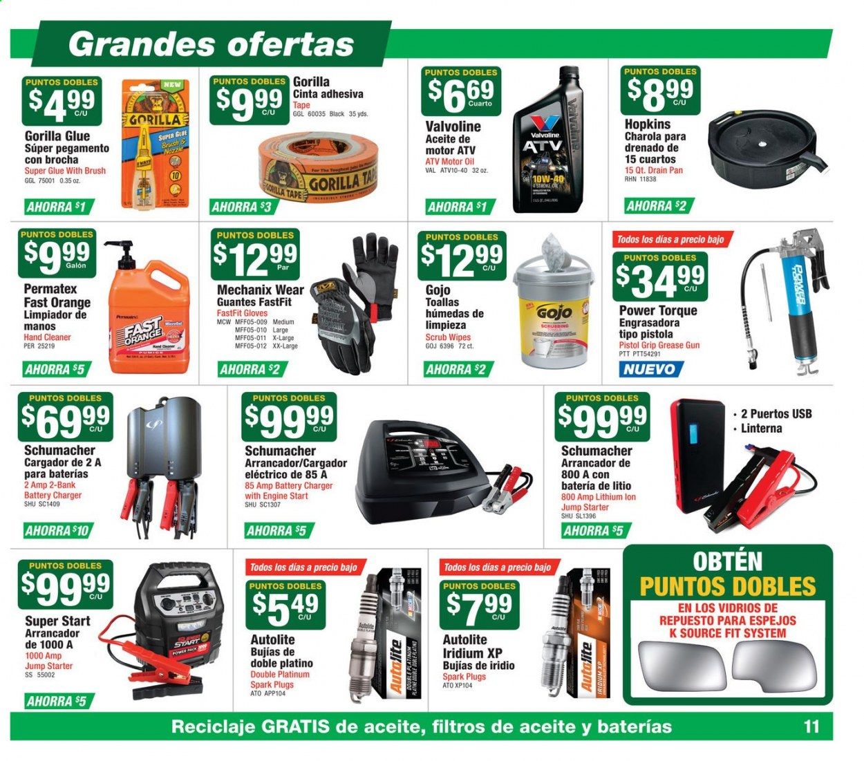 O'Reilly Auto Parts Weekly Ad August 26 to September 29