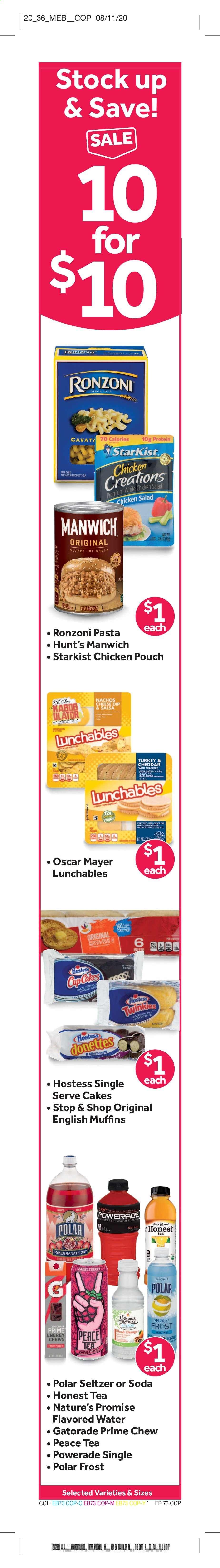 Stop & Shop (NY) Weekly Ad August 28 to September 3