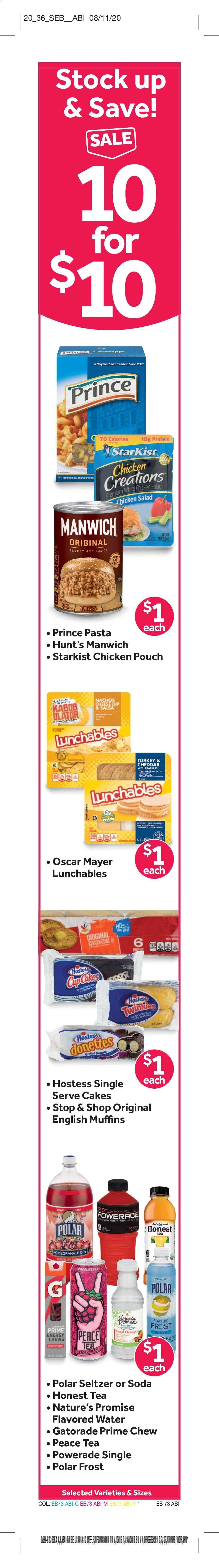 Stop & Shop (RI) Weekly Ad August 28 to September 3