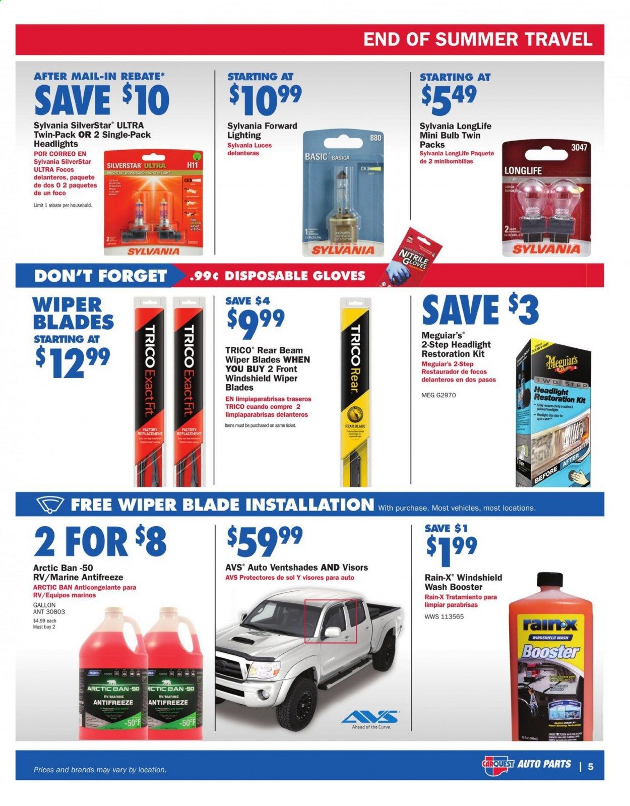 Advance Auto Parts Weekly Ad August 27 to September 30
