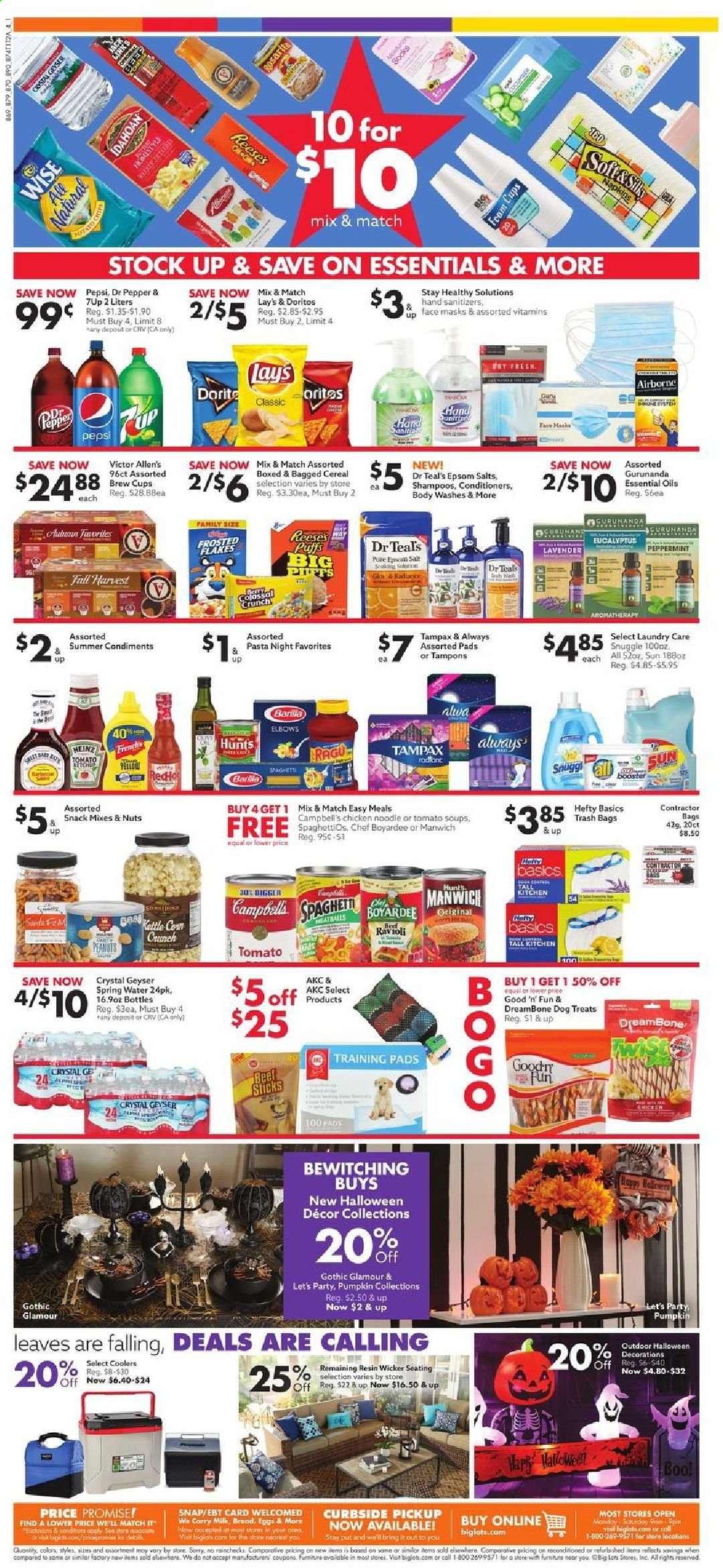 Big Lots Weekly Ad August 29 to September 12