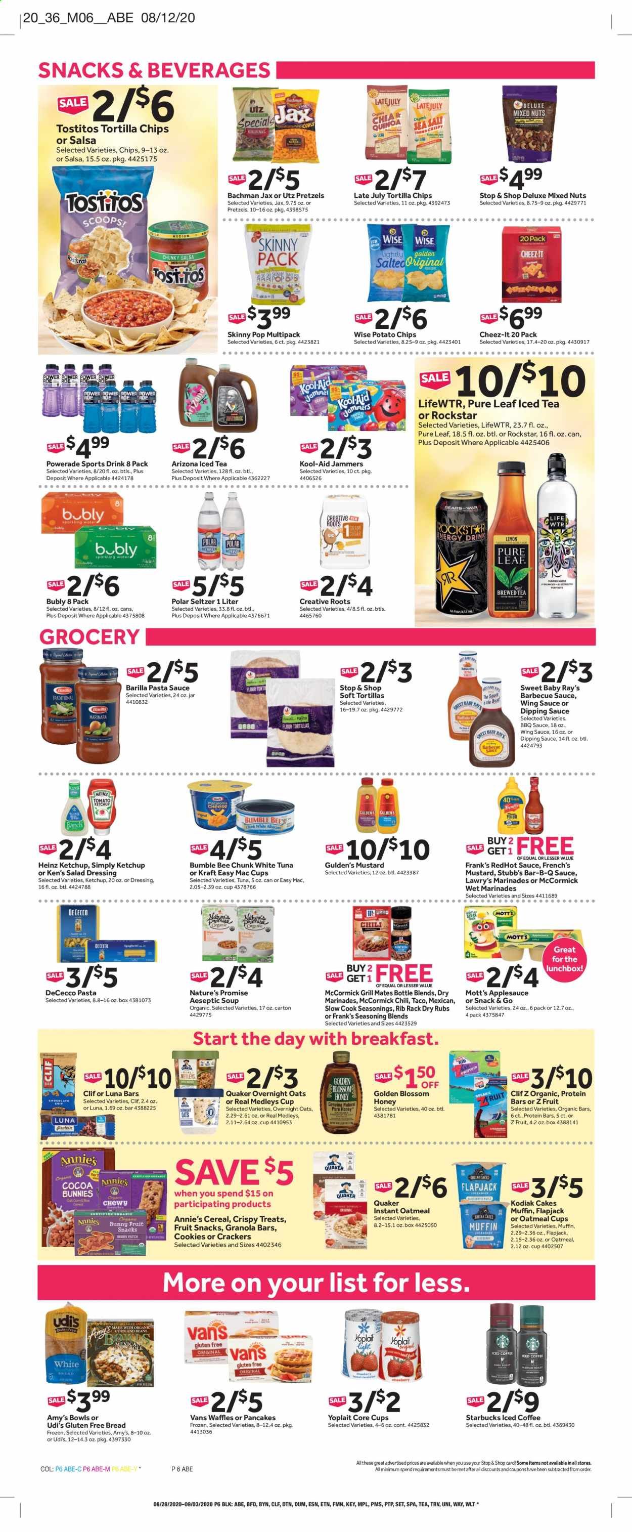 Stop & Shop (NJ) Weekly Ad August 28 to September 3