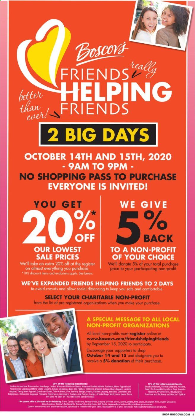 Boscov's Weekly Ad August 27 to September 2