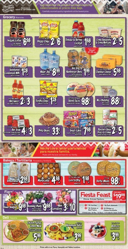 Fiesta Foods SuperMarkets Weekly Ad August 26 to September 1