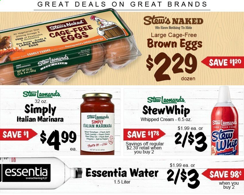 Stew Leonard's Weekly Ad August 26 to September 1