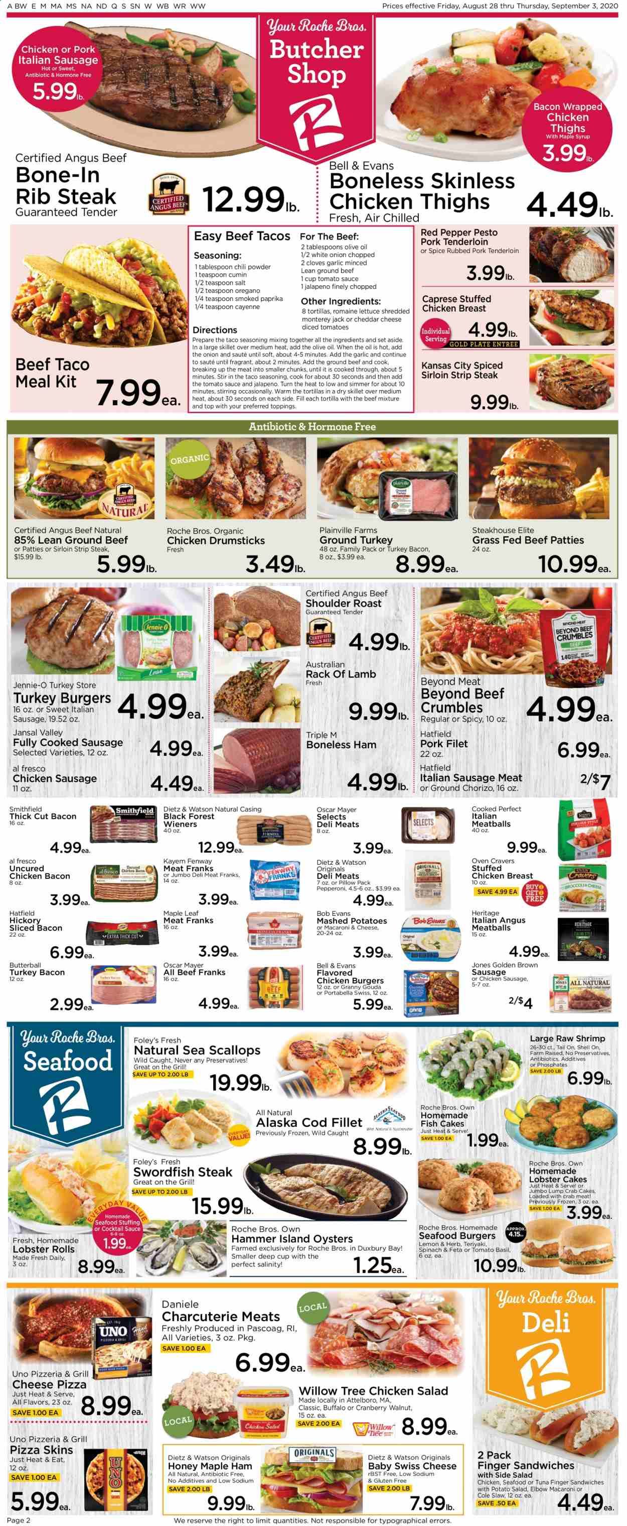 Roche Bros. Weekly Ad August 28 to September 3