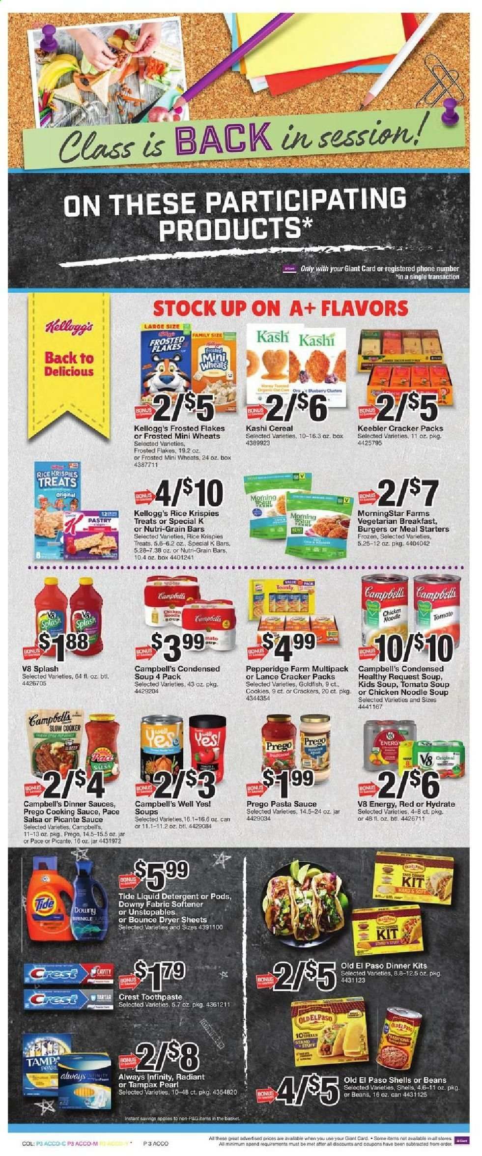 Giant Food Weekly Ad August 28 to September 3