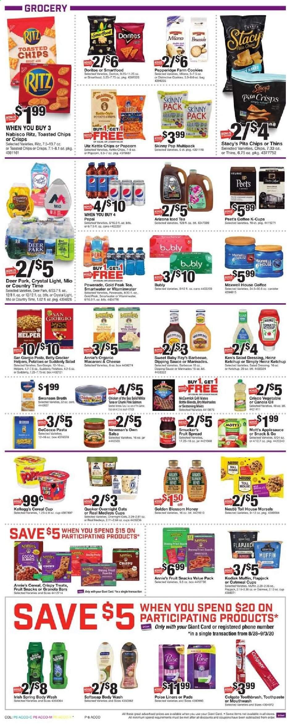 Giant Food Weekly Ad August 28 to September 3