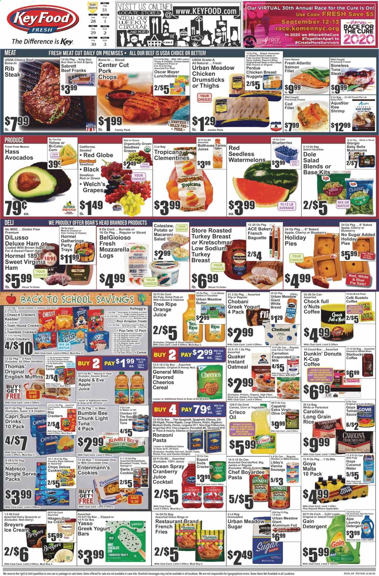 Key Food (NY) Weekly Ad August 28 to September 3