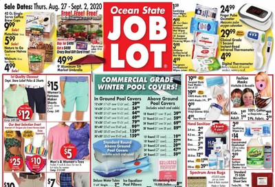 Ocean State Job Lot Weekly Ad August 27 to September 2