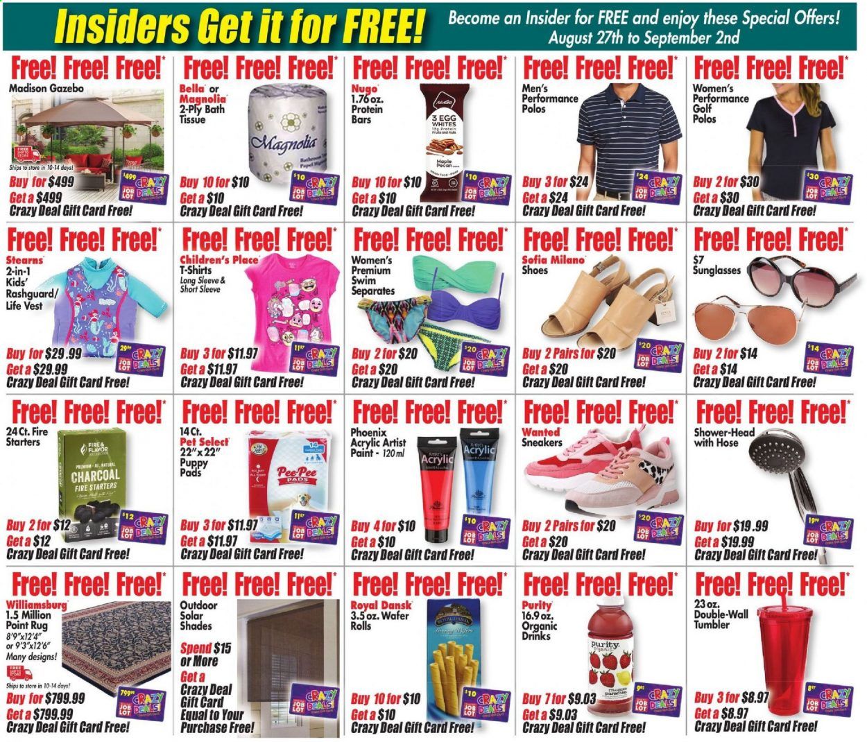 Ocean State Job Lot Weekly Ad August 27 to September 2