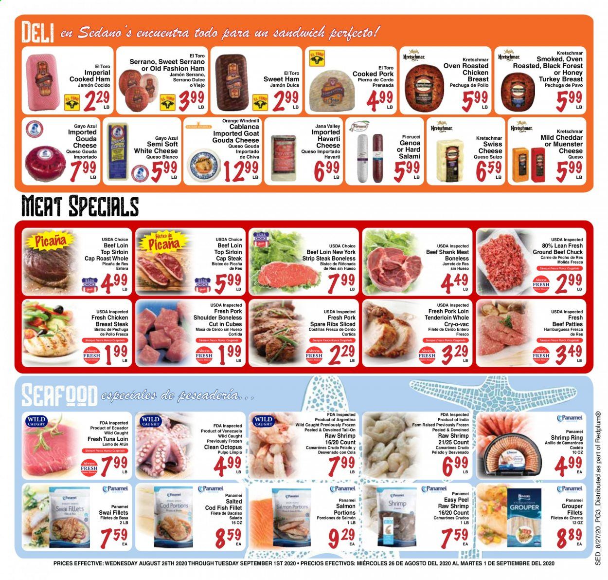 Sedano's Weekly Ad August 26 to September 1