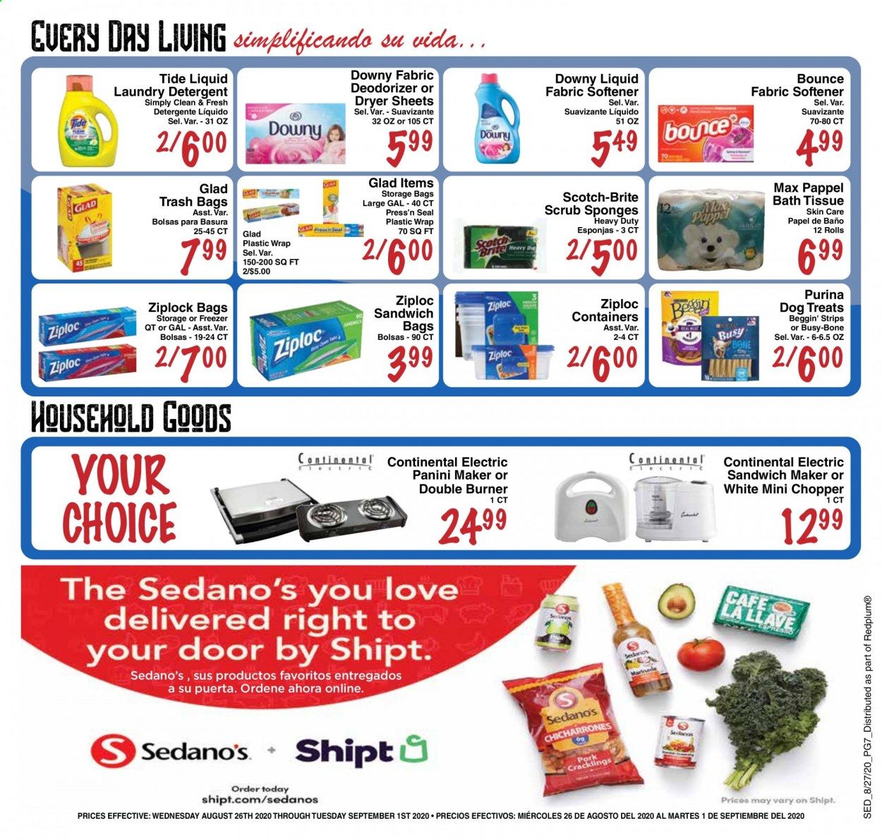 Sedano's Weekly Ad August 26 to September 1