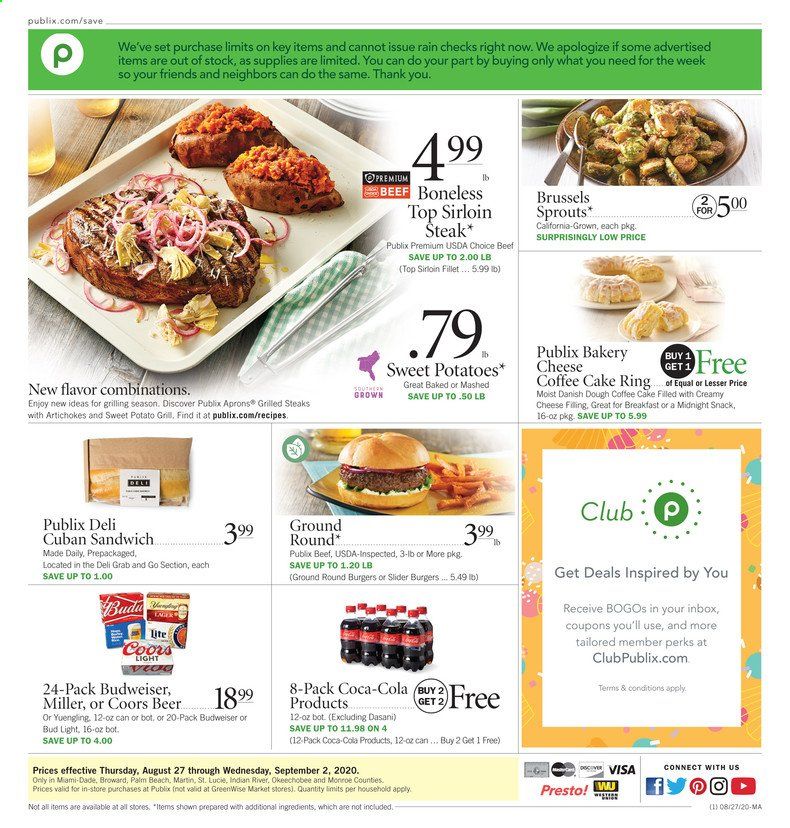 Publix Weekly Ad August 27 to September 2