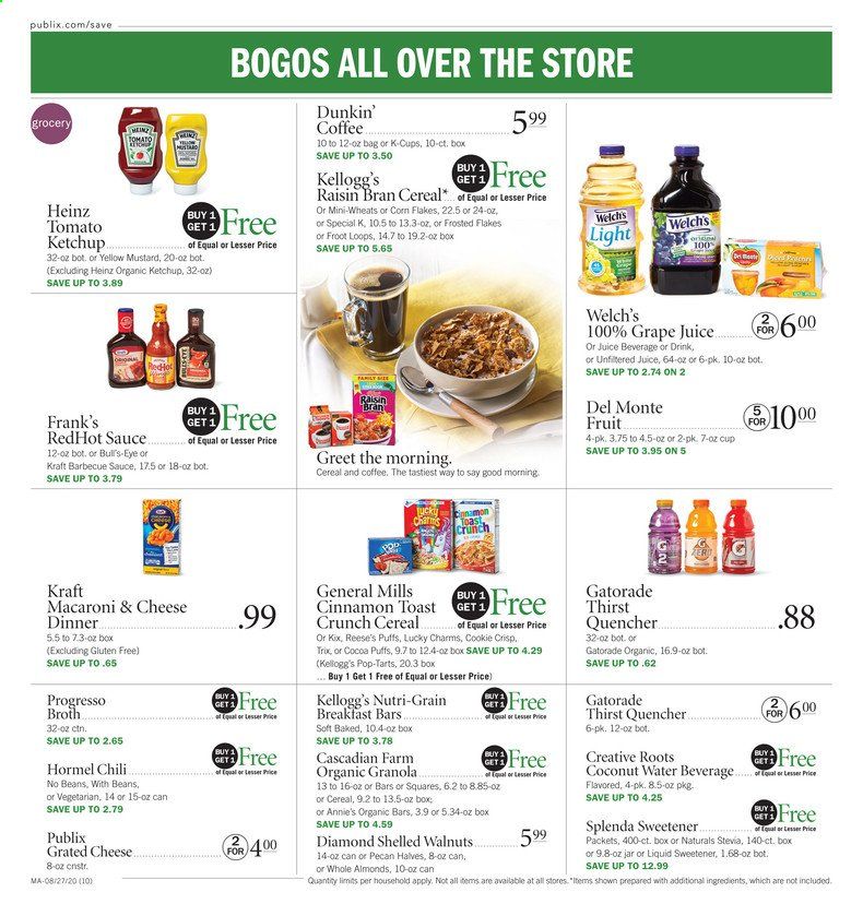 Publix Weekly Ad August 27 to September 2