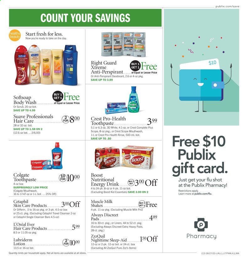 Publix Weekly Ad August 27 to September 2
