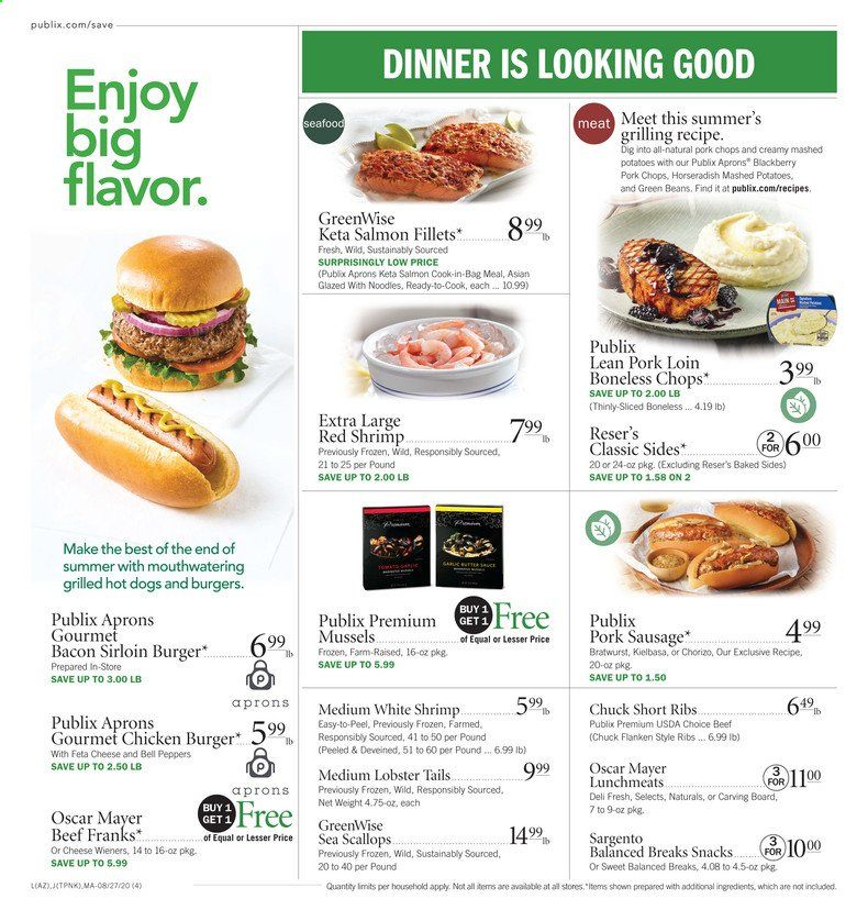 Publix Weekly Ad August 27 to September 2