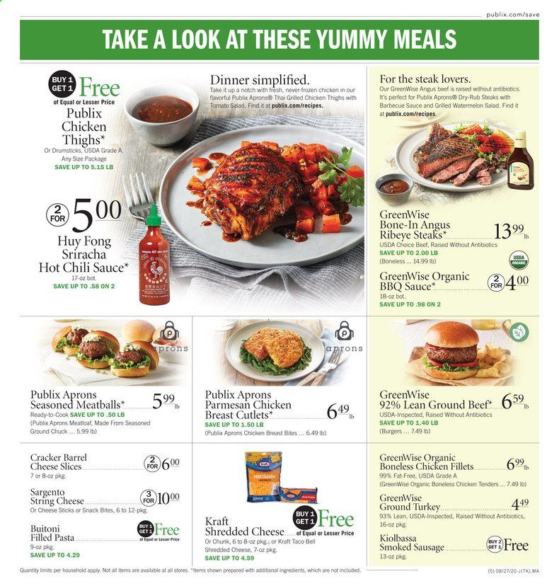Publix Weekly Ad August 27 to September 2