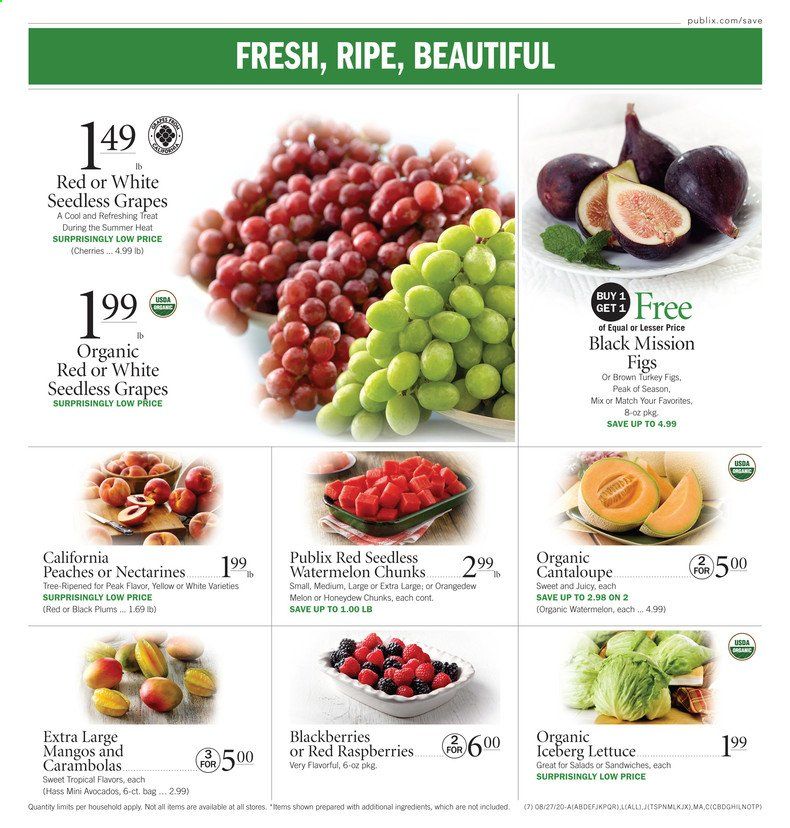 Publix Weekly Ad August 27 to September 2