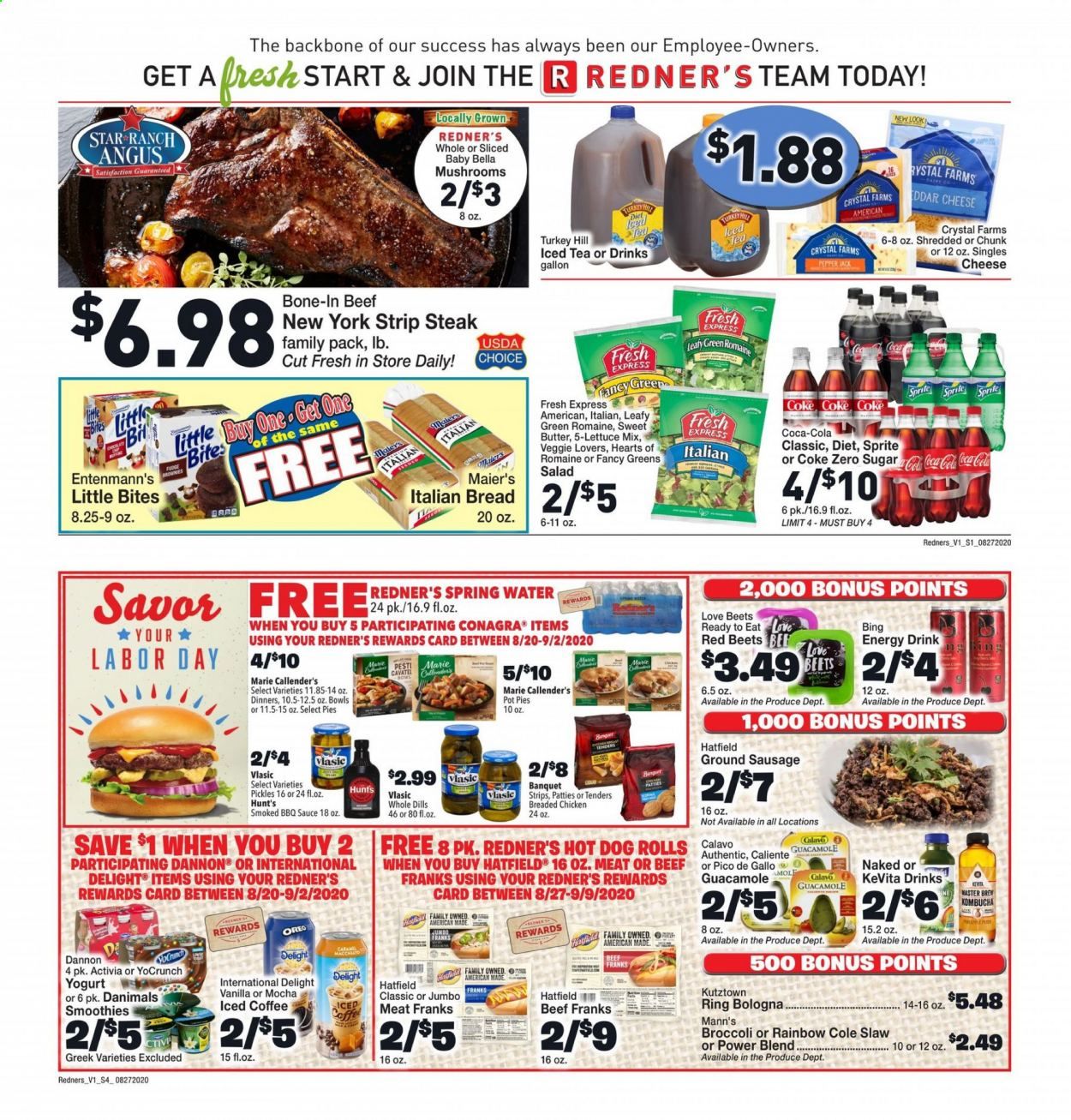 Redner's Markets Weekly Ad August 27 to September 2