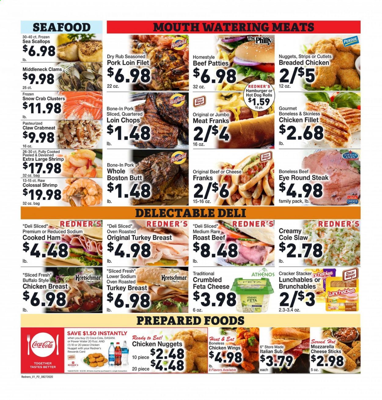 Redner's Markets Weekly Ad August 27 to September 2