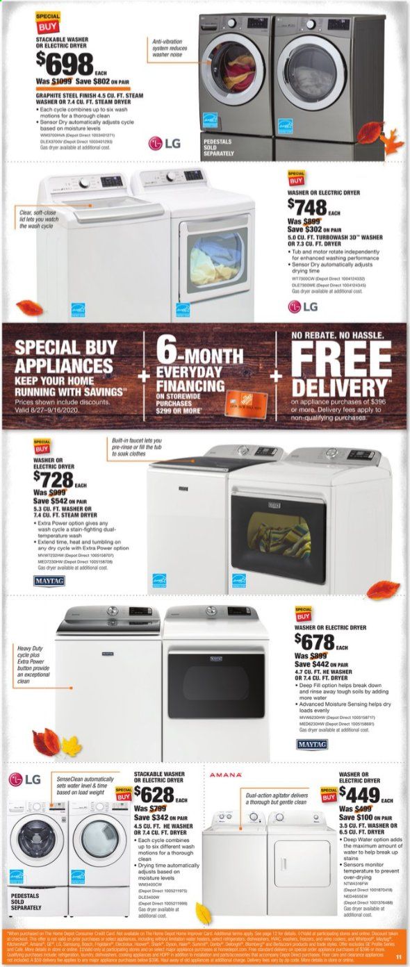 The Home Depot Weekly Ad August 27 to September 7