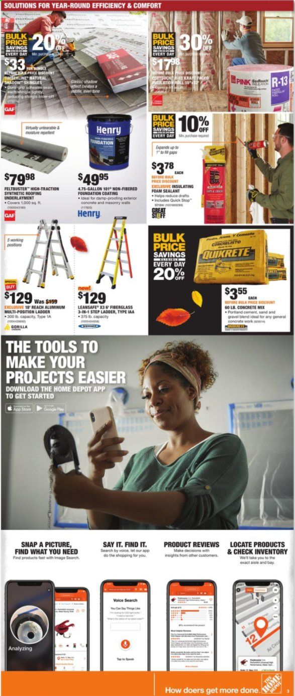 The Home Depot Weekly Ad August 27 to September 7