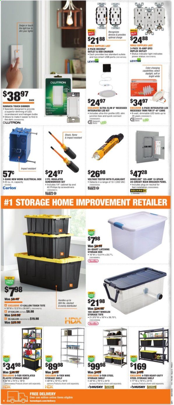 The Home Depot Weekly Ad August 27 to September 7