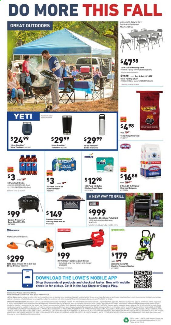 Lowe's Weekly Ad August 27 to September 9
