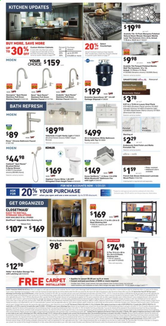 Lowe's Weekly Ad August 27 to September 9