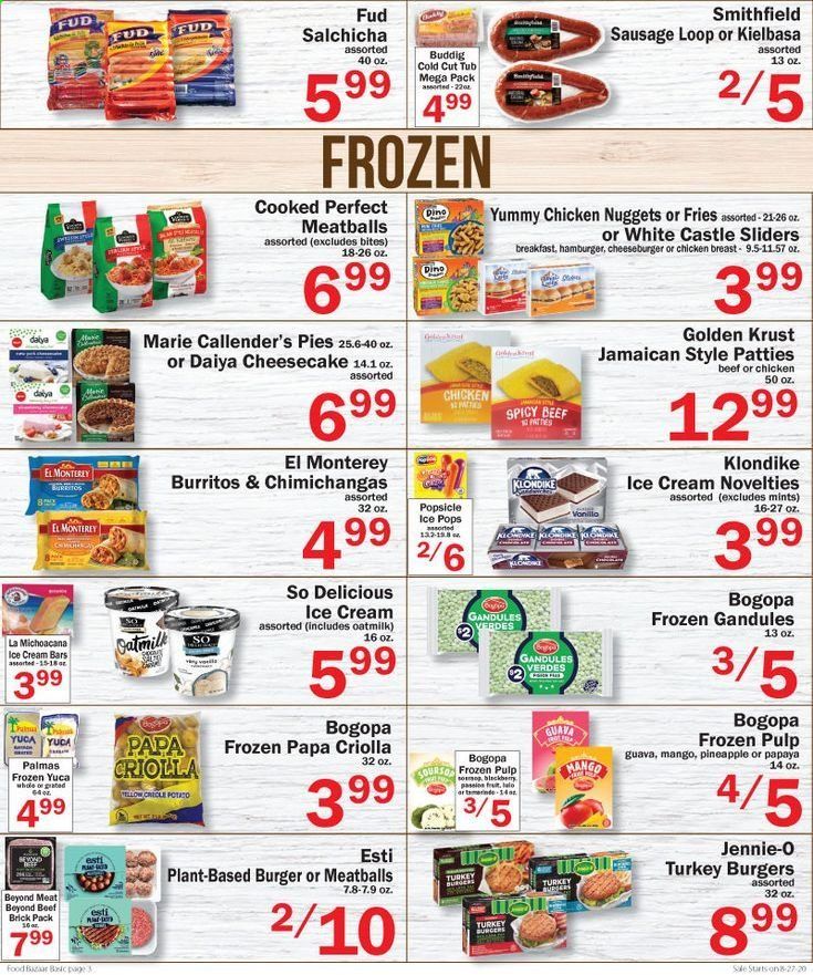 Food Bazaar Weekly Ad August 27 to September 2