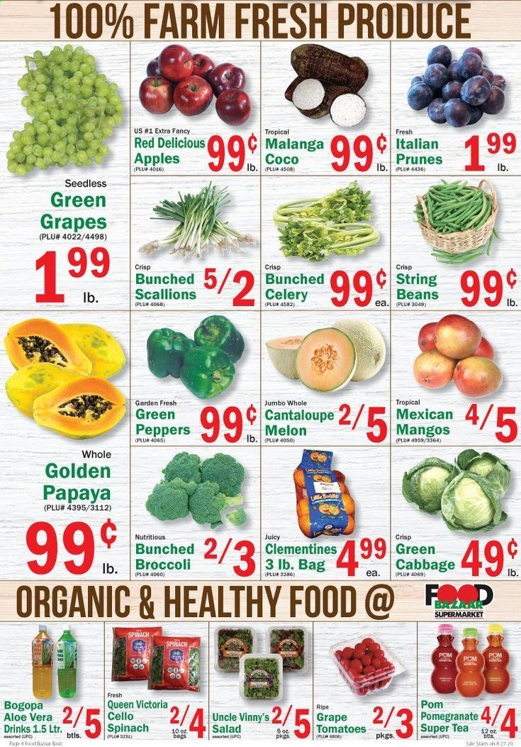 Food Bazaar Weekly Ad August 27 to September 2