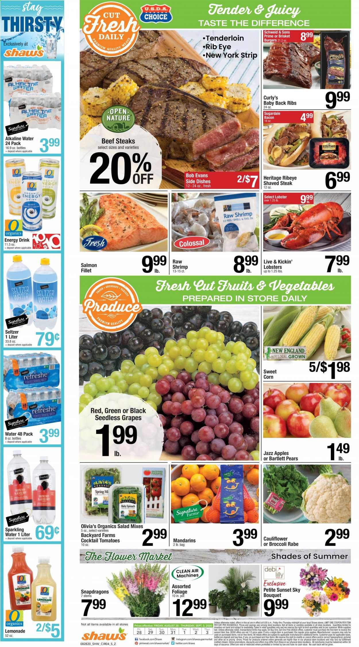 Shaw’s Weekly Ad August 28 to September 3