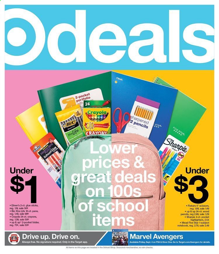 Target Weekly Ad August 30 to September 5
