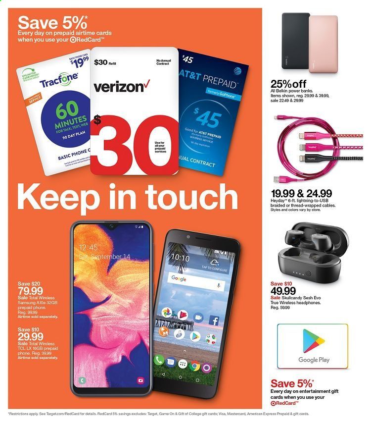 Target Weekly Ad August 30 to September 5