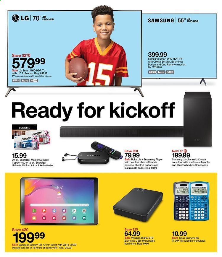 Target Weekly Ad August 30 to September 5