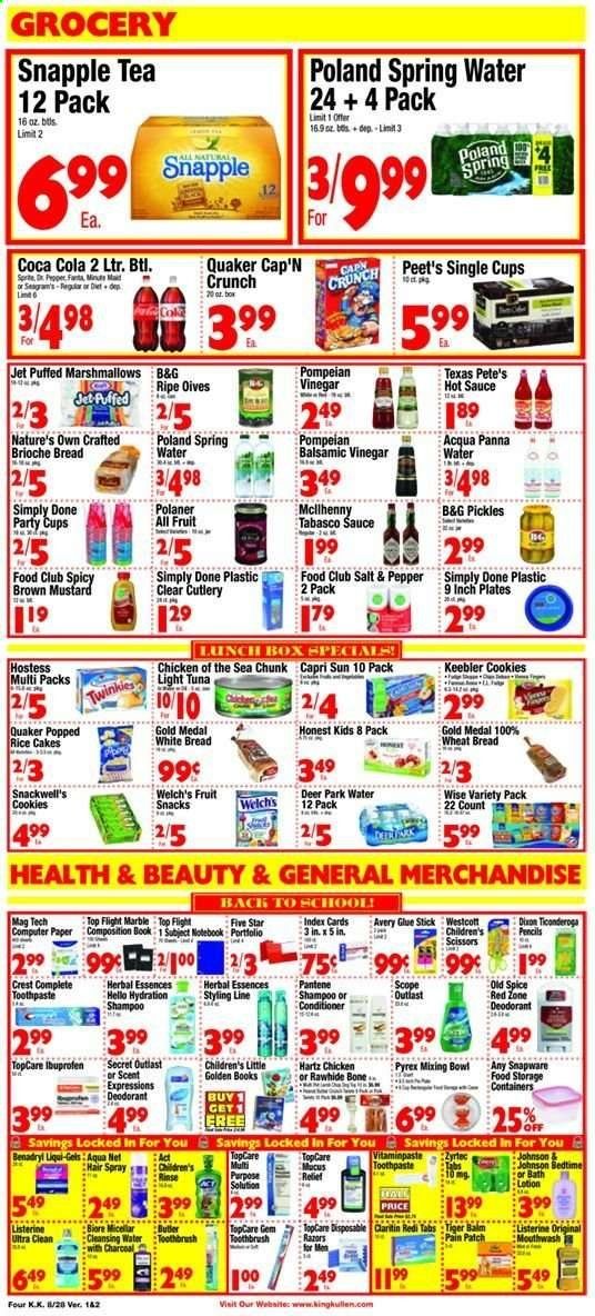 King Kullen Weekly Ad August 28 to September 3