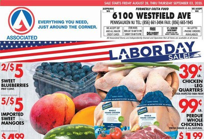 Associated Supermarkets Weekly Ad August 28 to September 3