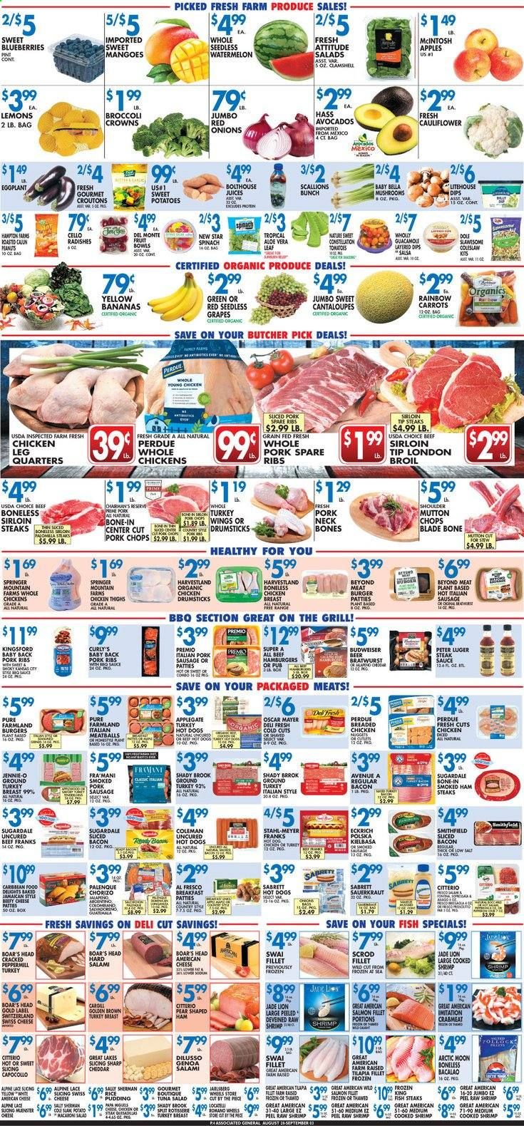 Associated Supermarkets Weekly Ad August 28 to September 3