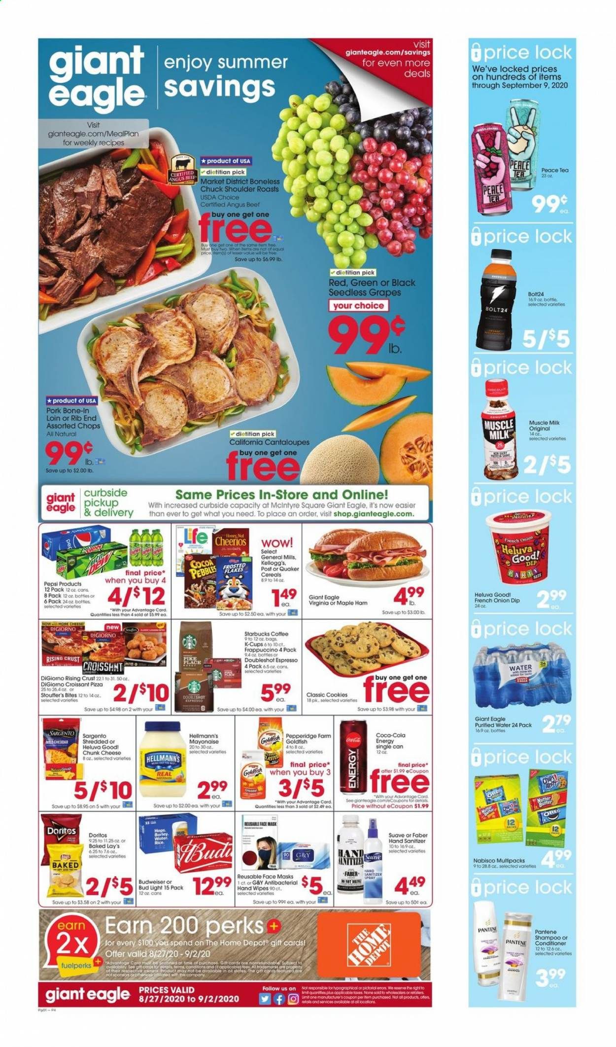 Giant Eagle (MD, OH, PA, WV) Weekly Ad August 27 to September 2