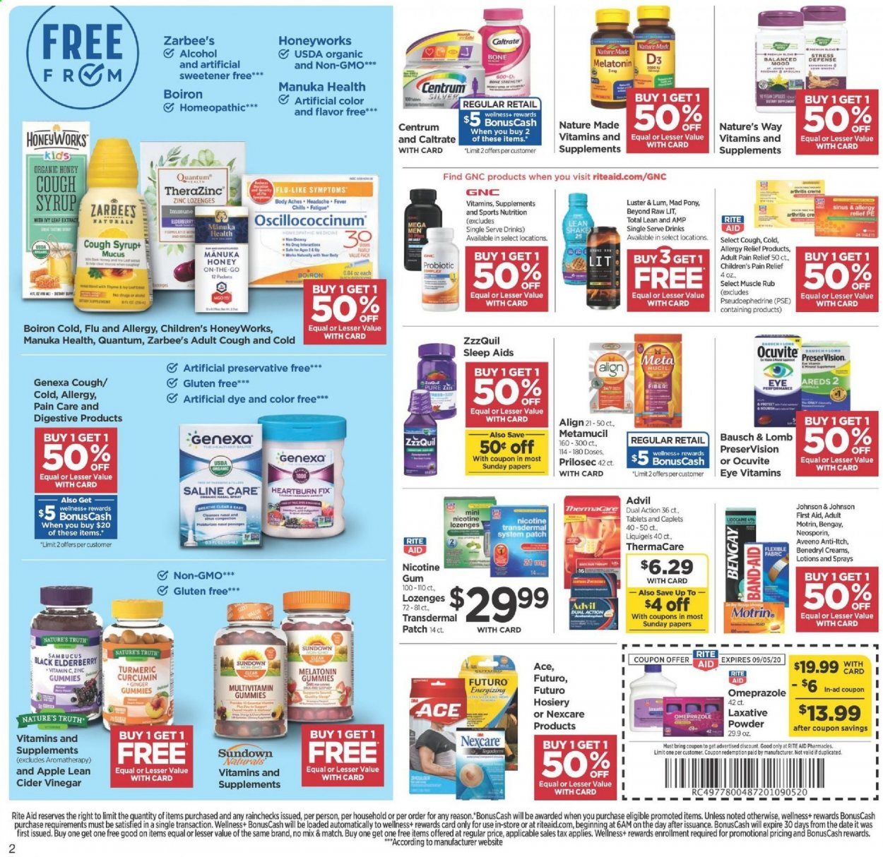 RITE AID Weekly Ad August 30 to September 5
