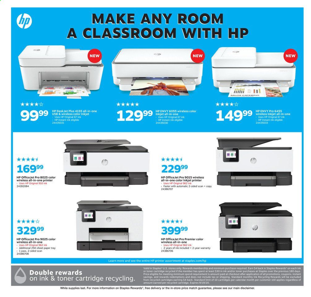 Staples Weekly Ad August 30 to September 5