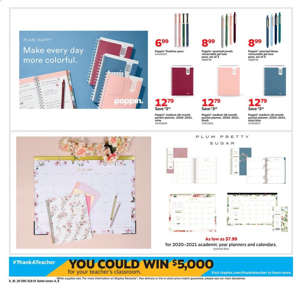 Staples Weekly Ad August 30 to September 5