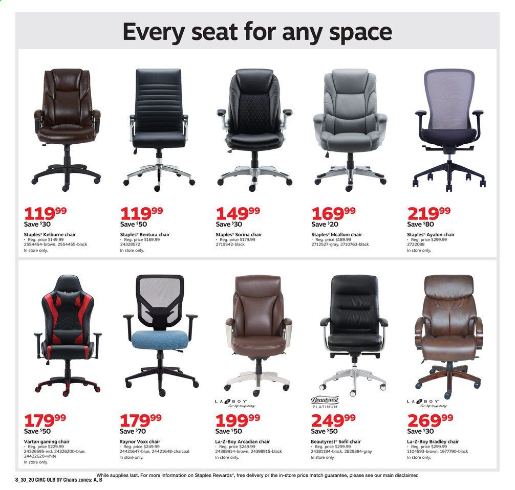 Staples Weekly Ad August 30 to September 5